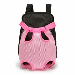 GENERICO - Mochila XL de transporte para mascotas Rosa