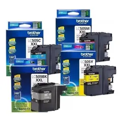 BROTHER - Cartuchos de Tinta LC509XL-505XL Original Pack
