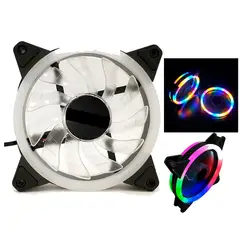 GENERICO - Fan Cooler 120mm Pc Gamer Led Rgb 4 Pin Ide Chasis