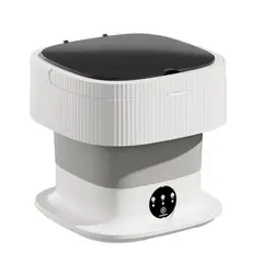 CRUSEC - Mini Lavadora Portátil 2Kg Por Lavado Automática Gris