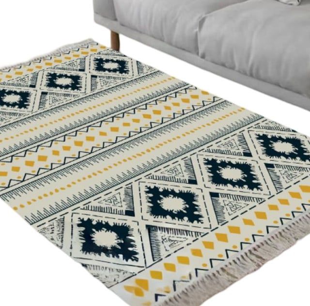 ALFOMBRA TAPETE DE LINO PARA LIVING COMEDOR DORMITORIO