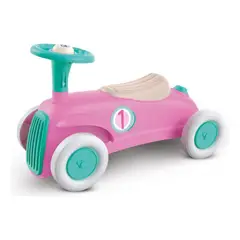 CLEMENTONI - Correpasillos Mi Primer Coche Vintage Rosa