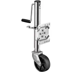QUICK - Pata Carro Arrastre Rueda Maniobrable Enganche
