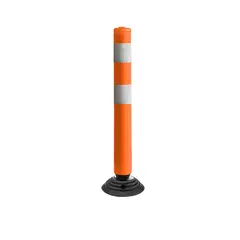 QRUBBER - Hito Vial Abatible 83cm