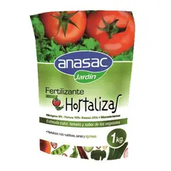 ANASAC - Fertilizante De Hortalizas 8-15-25 Granulado 1 Kg