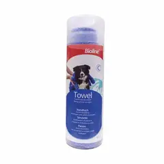 BIOLINE - Toalla Absorbente Para Baño Mascotas 66 x 43cms