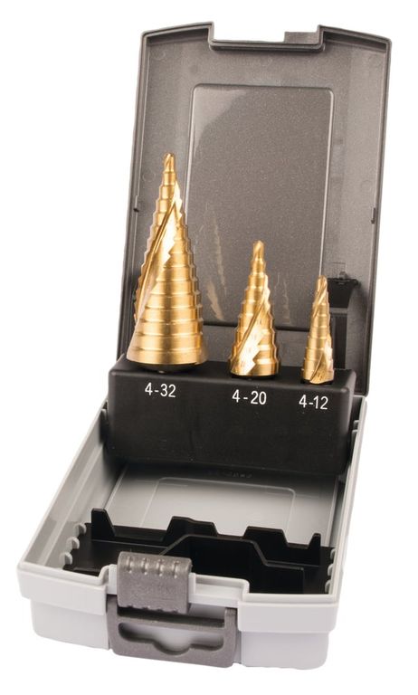 Set Broca Escalonada Titanium 4-12 4-20 4-3 D-41872