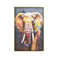 MSA MUEBLES SANTA ANA - Cuadro Elefante Feliz 60 x 90