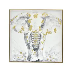 MSA MUEBLES SANTA ANA - Cuadro Elefante a Casa 80 x 80