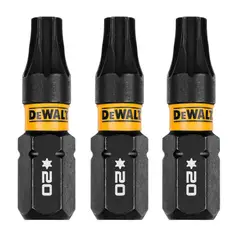 DEWALT - Set 3 puntas Torx 1” Flextorq® DWAF1TX20IR3