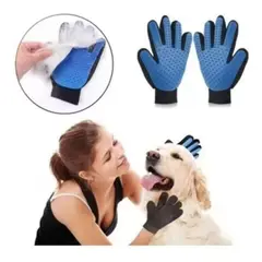 GENERICO - GUANTE PARA PEINAR EXTRACTOR SACA PELOS PERRO Y GATO