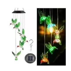 GENERICO - Lampara Colgante Led Solar Multicolor Jardin Terraza Xl Pro 295094