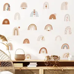 CREA TALLER - Arcoíris tierra vinilo stickers deco muro dormitorio infantil