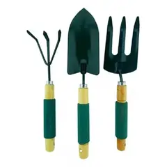 GENERICO - Kit Set Jardinería Huerto 3 Piezas Steeltools 295120