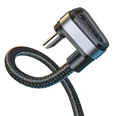 GENERICO - Cable Usb Tipo C Para Celular, Carga Rápida De 180 Grados