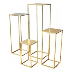 U BUY - Mesas Candy Bar Decoracion 4 Pzs Estructura Metalicas Fiesta-