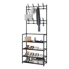 GENERICO - Zapatero Organizador Colgador Zapatos Armario Perchero Negro.