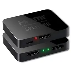 OEM - Splitter HDMI 4K Activo para 2 TV UHD 255Mhz Birlink BR10196 - Negro