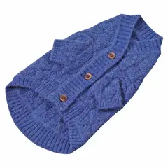 DOMESTICO - Chaleco Perro Azul - Talla S