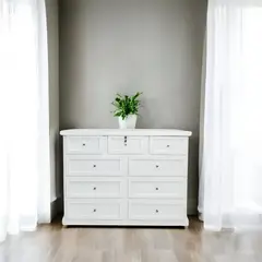 GENERICO - Comoda de madera lacada 9 cajones ( rieles telescopicos ) MGR MUEBLES.