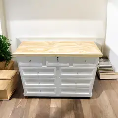 GENERICO - Comoda de madera lacada 9 cajones ( rieles telescópicos ) MGR MUEBLES