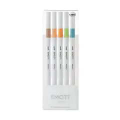 UNI BALL - Set Tiralíneas Uniball Emott PEM-SY N°6 x5 Colores