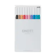 UNI BALL - Set Tiralíneas Uniball Emott PEM-SY N°2 x10 Colores