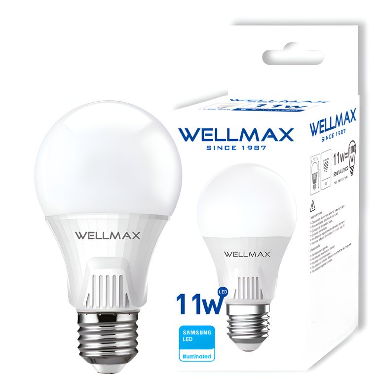 Ampolleta LED E-27 11W Luz Fría 1050Lm LED Samsung