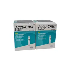 ACCU CHEK - 100 Tiras - Cintas Reactivas Instant.