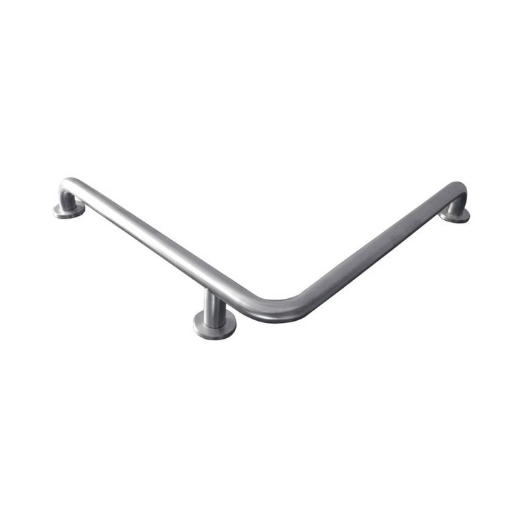 Barra de Seguridad para Baño en L de 600X600mm Acero Inoxidable