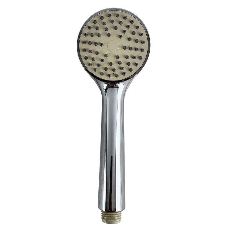 Cabezal de Ducha Redondo Flujo Fijo Mango Cromado Ahorra Agua