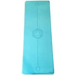 GENERICO - Mat PU Aqua 4mm Geometría Sagrada Yogafly