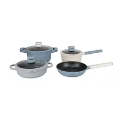 KITCHENWARE - BATERIA CHELSEA 9 PCS MARBLE SET MIXED