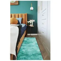 ANGELES DEL HOGAR - Alfombras peludas Pasilleras O Bajadas de cama 55x200 cm