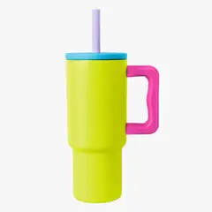 PARTYGLOBOS - Vaso Térmico Premium 1200 Ml VERDE MULTI Edicion Limitada