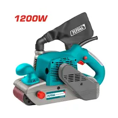 TOTAL TOOLS - Lijadora de Banda Industrial 1200w + 2 Accesorios TOTAL