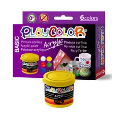 INSTANT - Pintura Acrílica 6 Colores Secado Rápido - SC
