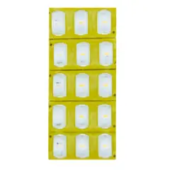 OEM - TIRA LED PLACA X 3 LED LUPA SET X 10 PCS CON ADHESIVO