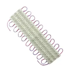 OEM - TIRA LED PLACA X 3 LED LUPA SET X 10 PCS CON ADHESIVO BLANCA