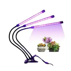 OEM - LAMPARA 72 LED UV CON USB CULTIVO INDOOR TRIPLE FOCO