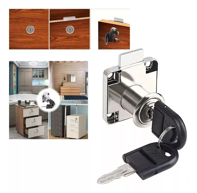 12pcs Cerradura Chapa Para Muebles Cajones Closet Con Llaves