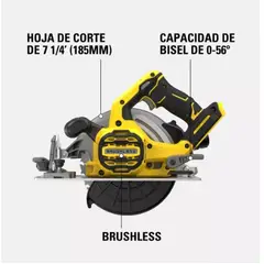 STANLEY - Sierra Circular 7-14 Inala 20v Sbc550 Sin baterias