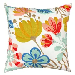 ELIZABETH PEPER - Cojin Decorativo Diseño Tulipan Amarillo 45x45 Relleno