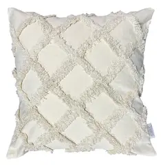 ELIZABETH PEPER - Funda Cojin Decorativo Diseño Bombay Beige 45x45