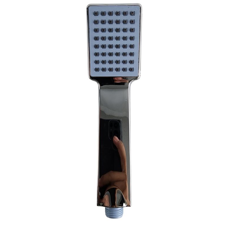 Cabezal de Ducha Rectangular ABS Cromado Macizo Premium