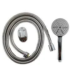 GENERICO - Set Ducha De Mano Cromado Manguera 150cm Accesorio Baño