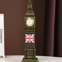 HOMESTAR - Adorno Estatuilla del Big Ben de Londres Regalo para Familia 23 cm