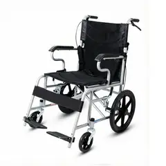 GENERICO - Silla De Ruedas Estándar Geriatrica Plegable Descansa Pies