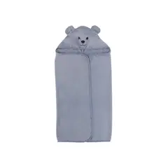 TEKA - Toalla Capucha De Algodón Bordado Oso - 75 x 100cm - 300 gm² -