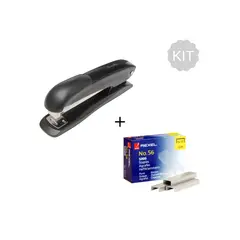 GENERICO - Kit Corchetera Metálica 414 + Caja de Corchetes 266